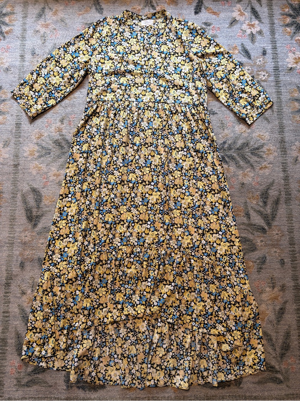 Melloday Floral Maxi Dress Large
